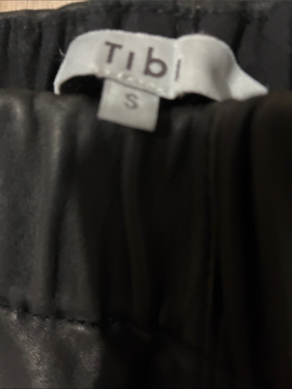Tibi leather pull on shorts retail $795 - Picture 3 of 7